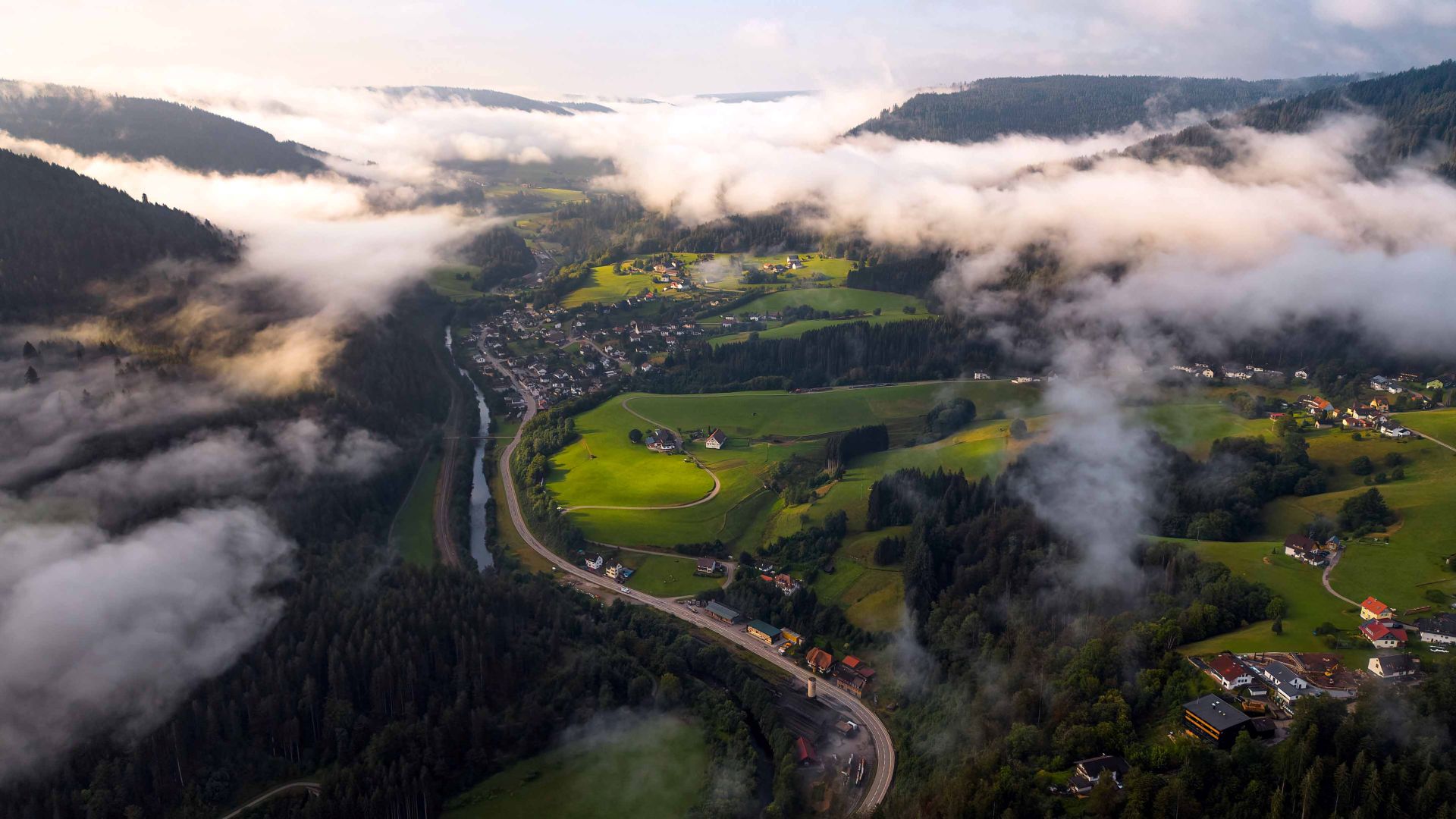 Das Murgtal bei Huzenbach. Foto: Guido de Kleijn
