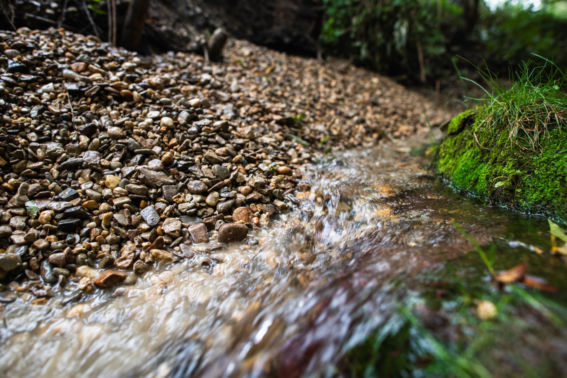 Erfolgreiche Kieseinbringung im Gembdenbach, Foto: Peter Runkewitz