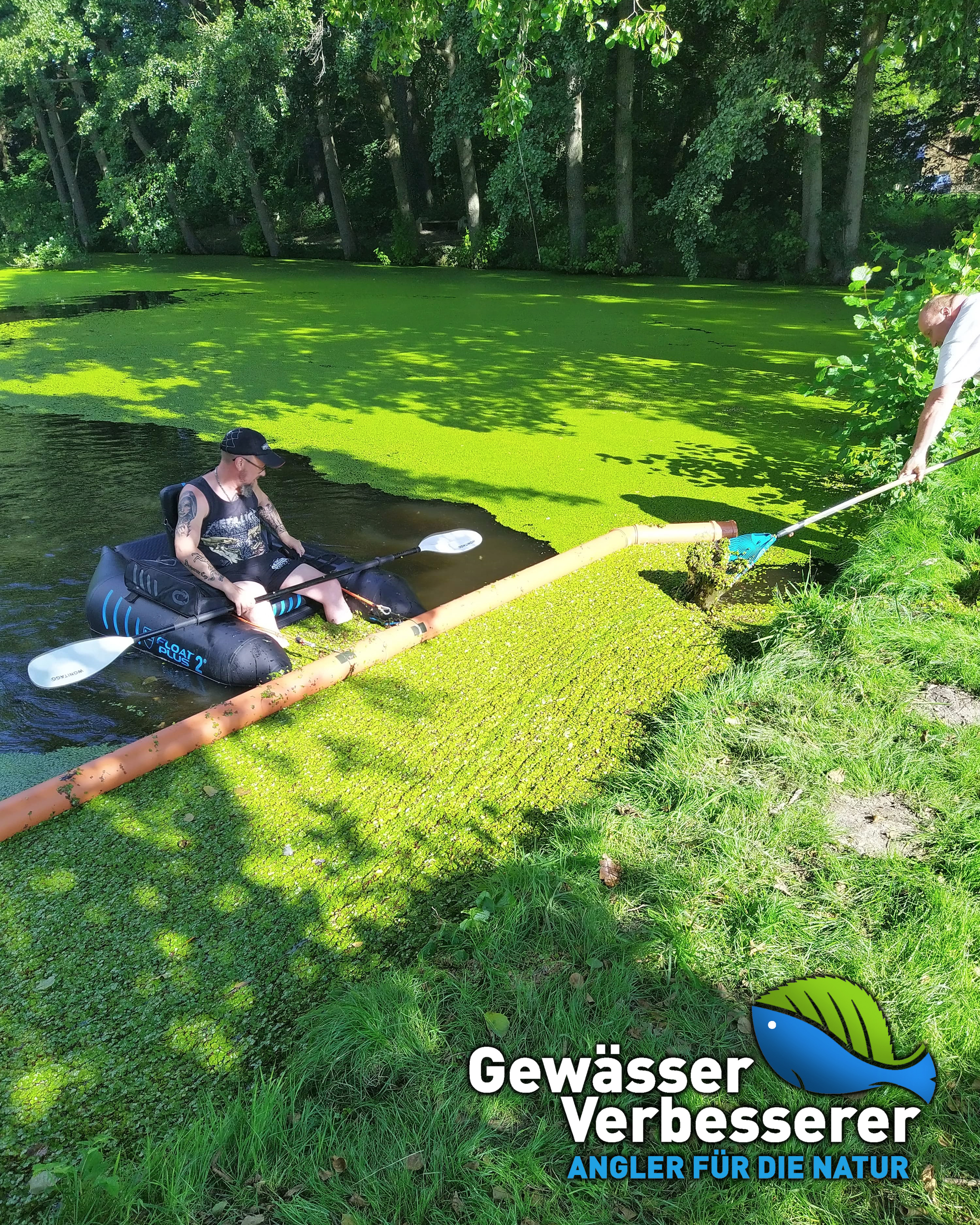 Die Erhaltung der kleinen Gewässer stellt ein fortwährendes Thema dar, Foto: KAV Zeitz