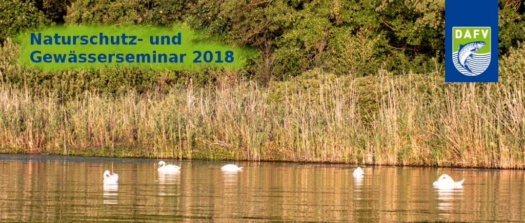 Artenschutz und Gewässerunterhaltung – DAFV Naturschutz- und Gewässerseminar 2018