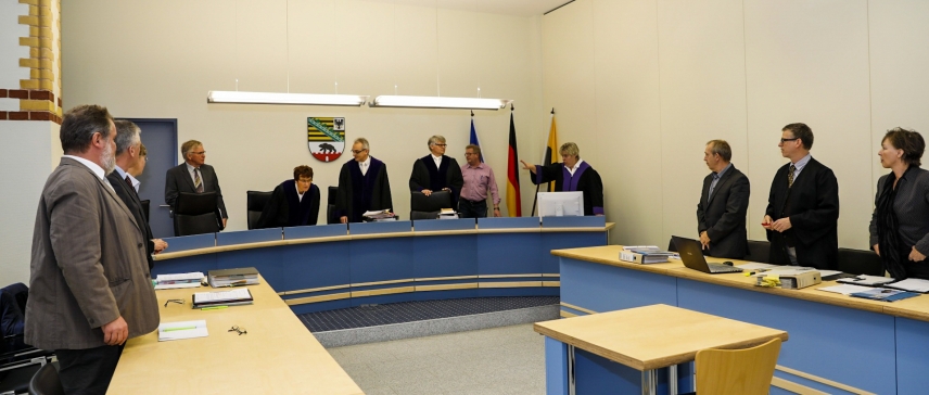 Verhandlung zur Normenkontrollklage des NABU wegen der Rechtswidrigkeit der Kormoran-Verordnung vor dem Oberverwaltungsgericht in Magdeburg