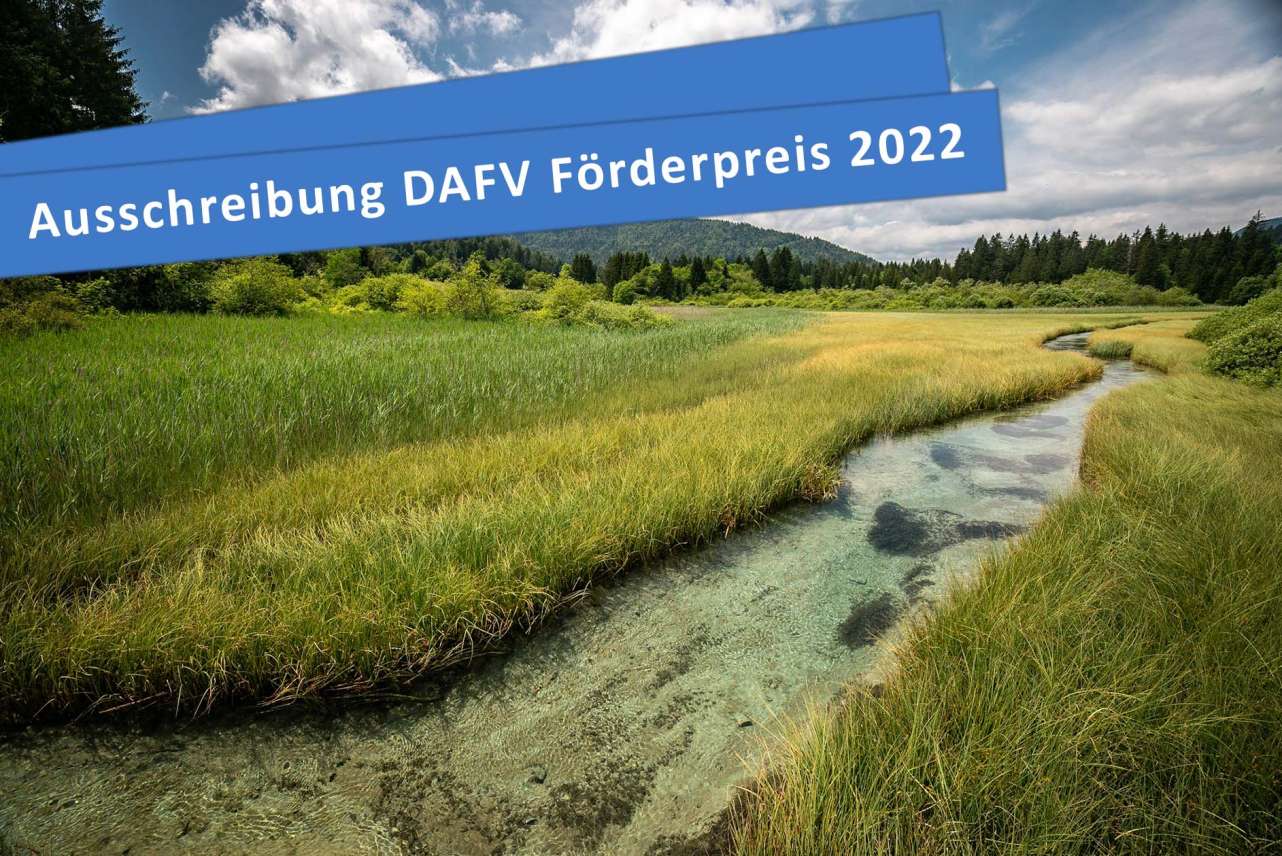 Ausschreibung des Förderpreises des Deutschen Angelfischerverbandes e.V. 2022.